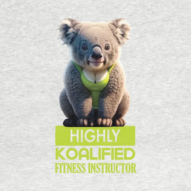 Just a Highly Koalified Fitness Instructor Koala by Dmytro